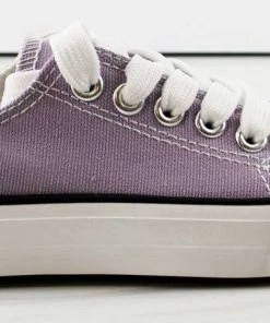 Link Classic 01K Little Girls Low Top Lace Up Canvas Sneakers