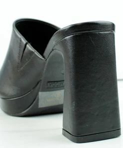 Top Moda Crane 1 Women's Wide Band Block Mule Heels