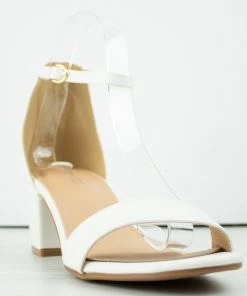 Top Moda Darcie 1 Women's Single Band Low Block Heeled Dress Sandals