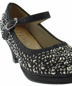 Link Dana 58K Girl's Rhinestone Mary Jane Dress Pumps 20 Link Dana 58K Girl's Rhinestone Mary Jane Dress Pumps