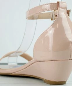 Forever Danielle 76 Womens Buckle Low Heel Wedge Dress Sandals