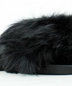 Forever Delma 32 Womens Comfort Faux Fur Slip On Slides Women's