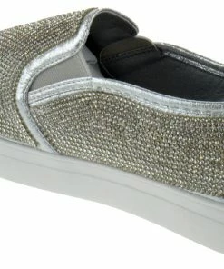 Forever Women's Design 14 Womens Rhinestone Flat Sneakers
