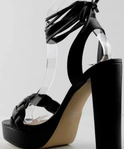 SHOE BARGAIN WAREHOUSE (WWW.SBWSHOES.COM) Donna Women's Strappy Chunky High Heels