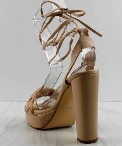 SHOE BARGAIN WAREHOUSE (WWW.SBWSHOES.COM) Donna Women's Strappy Chunky High Heels