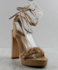 SHOE BARGAIN WAREHOUSE (WWW.SBWSHOES.COM) Donna Women's Strappy Chunky High Heels