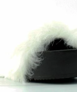 Forever Donut-30 Womens Comfort Platform Faux Fur Slides Women's