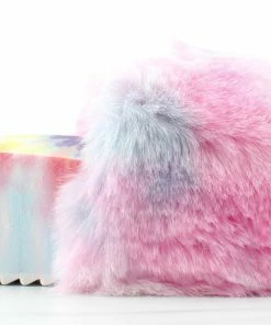 Forever Donut-30 Womens Comfort Platform Faux Fur Slides Women's