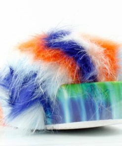 Forever Donut-30 Womens Comfort Platform Faux Fur Slides Women's