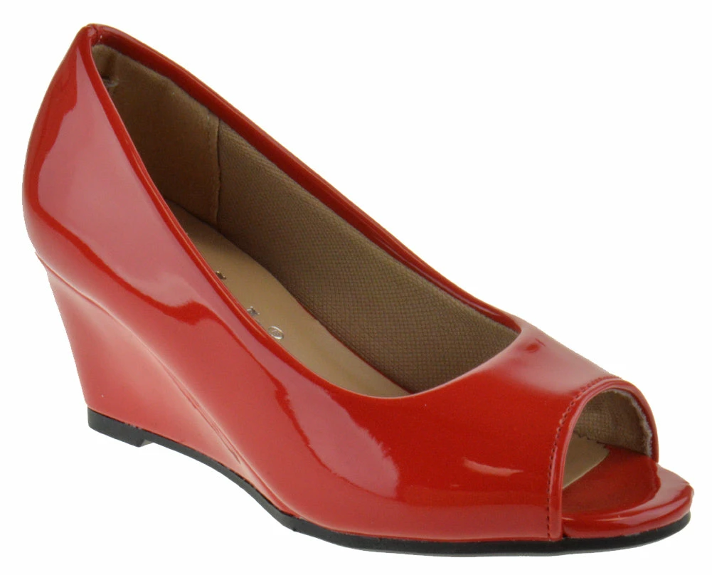 Link Doris 12K Peep Toe Wedge Sandals 6 Link Doris 12K Peep Toe Wedge Sandals