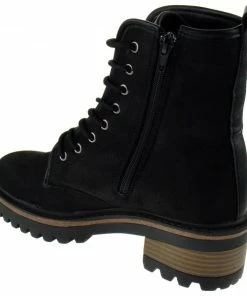Bamboo Edison 01 Women's Lace Up Platform Boots