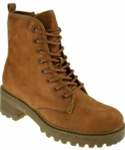 Bamboo Edison 01 Women's Lace Up Platform Boots