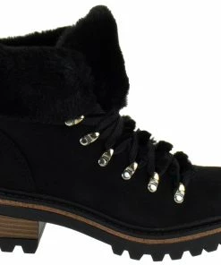 Bamboo Edison 05 Women's Fur Lined Combat Boots