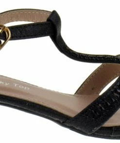 Lucky Top LIQUIDATIONS! Ekans 3K Little Girls Heeled Glitter Dress Sandals