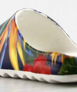 Cape Robin Women's Elina Womens Decorative Casual Horizontal Grooved Outsole Slides