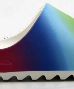 Cape Robin Women's Elina Womens Decorative Casual Horizontal Grooved Outsole Slides