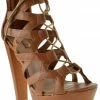 Shoe Dezigns Emillie-3 Womens Lace Up Cross Strap Heel Sandal LIQUIDATIONS!