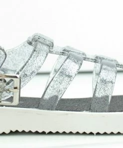 YOKI Enna Y Little Girl's Multi Strap Jelly Flat Sandals Girl's Sandals