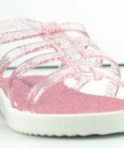 YOKI Enna Y Little Girl's Multi Strap Jelly Flat Sandals Girl's Sandals