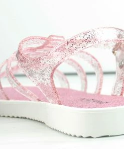 YOKI Enna Y Little Girl's Multi Strap Jelly Flat Sandals Girl's Sandals