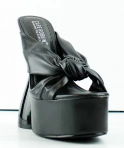 Cape Robin Evalyn Womens Hour Glass Platform Bow Tie Sandals