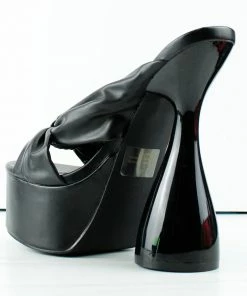 Cape Robin Evalyn Womens Hour Glass Platform Bow Tie Sandals