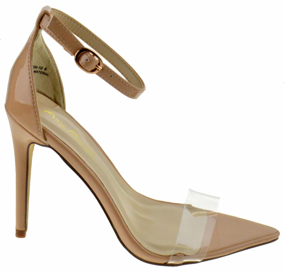 Anne Michelle Exception 10 Women's Pointed Toe Single Band Stiletto Heels 2 Anne Michelle Exception 10 Women's Pointed Toe Single Band Stiletto Heels