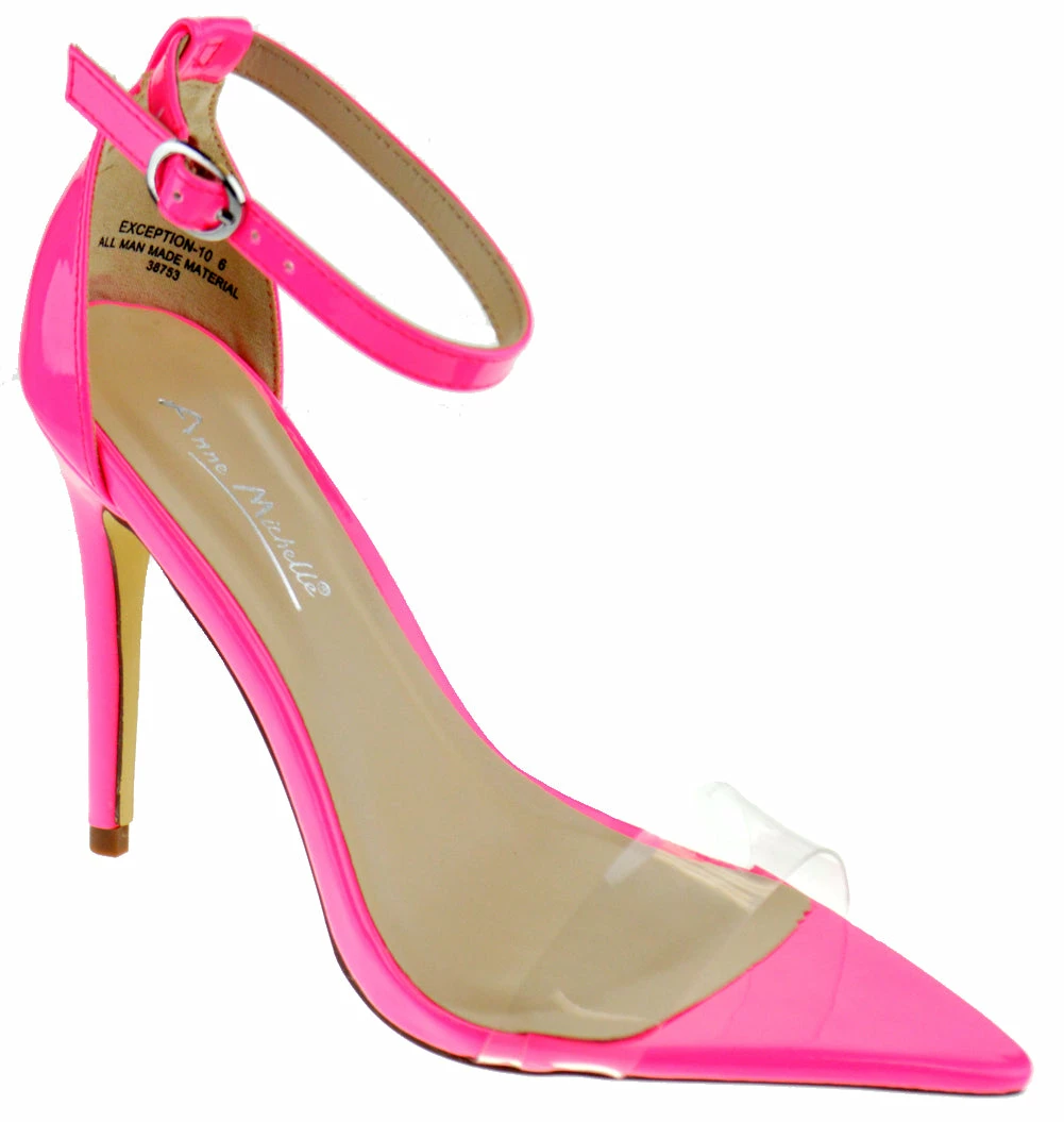 Anne Michelle Exception 10 Women's Pointed Toe Single Band Stiletto Heels 4 Anne Michelle Exception 10 Women's Pointed Toe Single Band Stiletto Heels