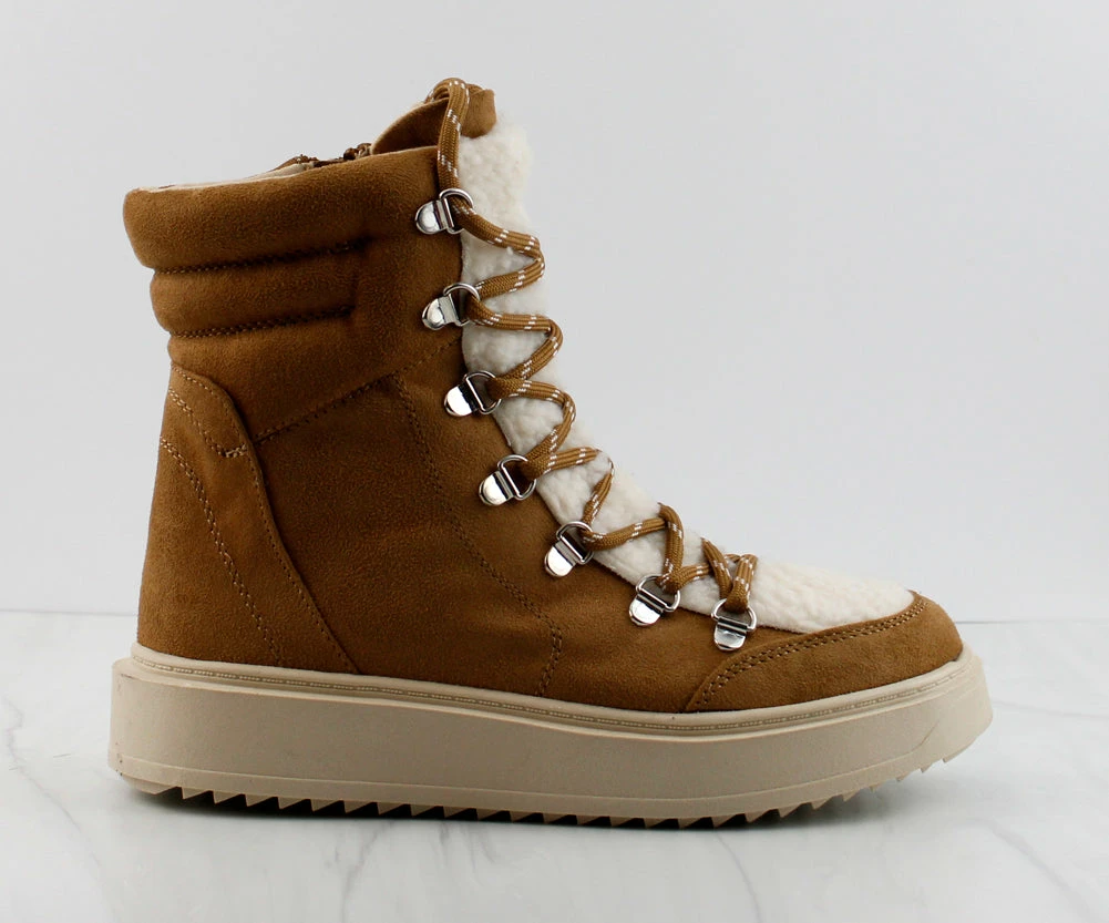 Cityclassified Fiddle Womens Lace Up Ankle Combat Boots 2 Cityclassified Fiddle Womens Lace Up Ankle Combat Boots