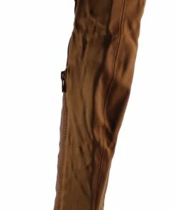 Forever Fifty 59 Womens Almond To Two Toned Zip Up Over The Knee Boots