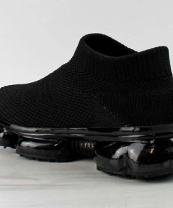 Link Flow-17k Little Girls Fly Knit Slip On Sneakers Girl's