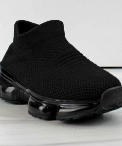 Link Flow-17k Little Girls Fly Knit Slip On Sneakers Girl's