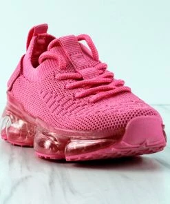 Forever Flow 19KA Baby Girl's Flyknit Lace Up Athletic Sneakers