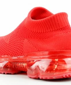 Link Flow-17k Little Girls Fly Knit Slip On Sneakers Girl's