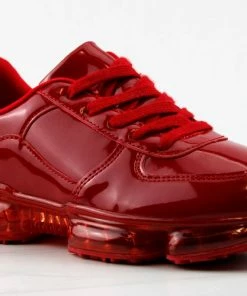 Forever Women's Flow 27 Womens Patent Lace Up Sneakers 11 Forever Women's Flow 27 Womens Patent Lace Up Sneakers