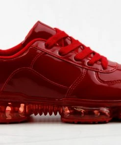 Forever Women's Flow 27 Womens Patent Lace Up Sneakers 13 Forever Women's Flow 27 Womens Patent Lace Up Sneakers