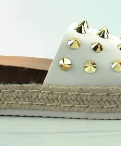 Forever Women's Freedom 16 Womens Platform Studded Espadrille Sandals