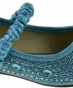 Lucita Fu 037 Km Little Girl's Rhinestone Ballet Glitter Flats