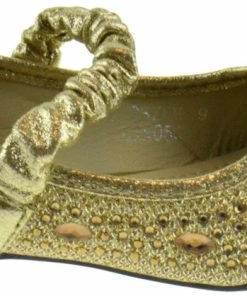 Lucita Fu 037 Km Little Girl's Rhinestone Ballet Glitter Flats