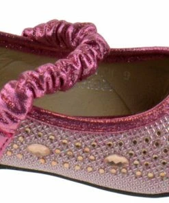 Lucita Fu 037 Km Little Girl's Rhinestone Ballet Glitter Flats