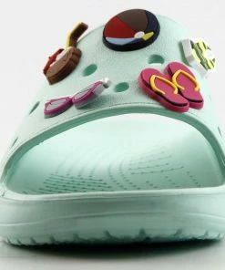 YOKI Fun Womens Decretive Pin Rubber Slides Women's