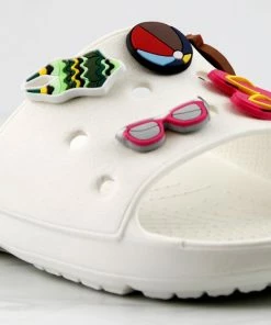 YOKI Fun Womens Decretive Pin Rubber Slides Women's