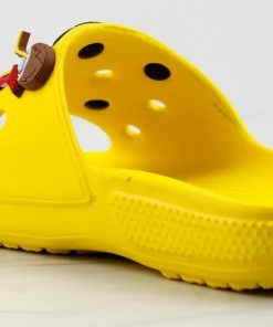 YOKI Fun Womens Decretive Pin Rubber Slides Women's