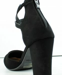 Top Moda Gallery 1 Women's Closed Toe Strappy Block Dress Heels