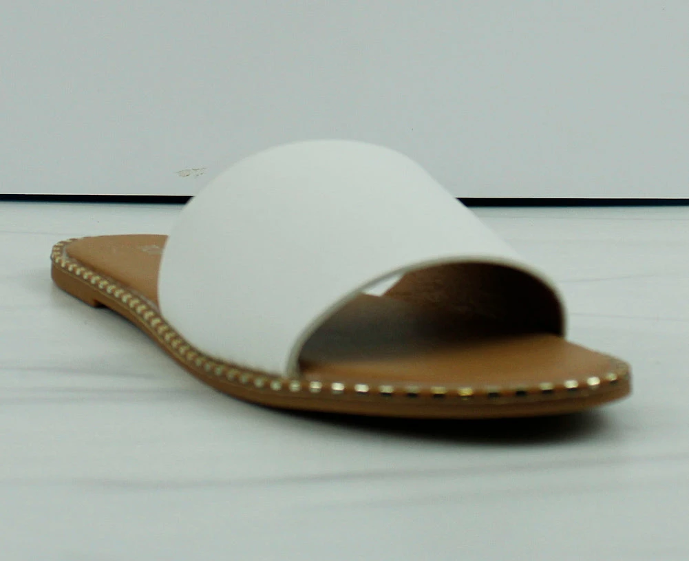 Top Moda Gateth-1 Womens Rivet Detailed Slip On Sandals 4 Top Moda Gateth-1 Womens Rivet Detailed Slip On Sandals