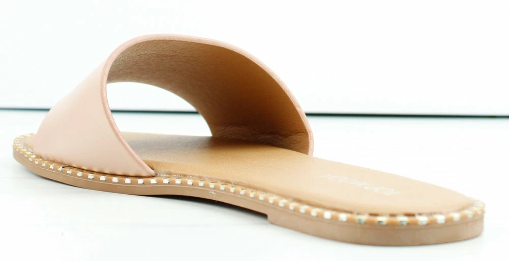 Top Moda Gateth-1 Womens Rivet Detailed Slip On Sandals 9 Top Moda Gateth-1 Womens Rivet Detailed Slip On Sandals