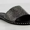 Lucky Top Girl's Gateth 56K Little Girls Rhinestone Embellished Flat Slip On Sandals