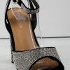 Top Moda Gene 16 Womens Platform Block Heel Rhinestone Sandals Women's
