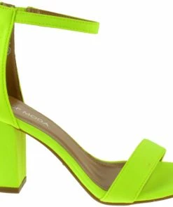 Top Guy Hannah-1 Women's Ankle Chunky Heeled Sandals