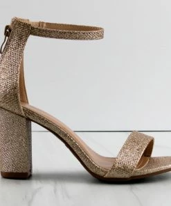 Top Guy Hannah-1 Women's Ankle Chunky Heeled Sandals